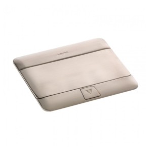 Legrand Arteor Brushed Stainless Steel finish 4 modules Pop up type flush mounting boxes for floor