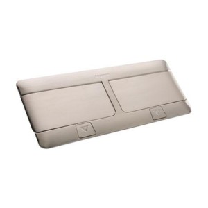 Legrand Arteor Brushed Stainless Steel finish 6 (2 x 3) modules Pop up type flush mounting boxes for floor