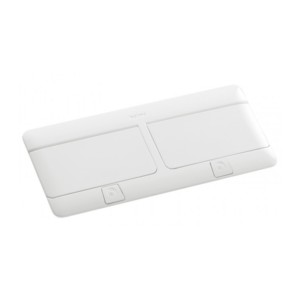 Legrand Arteor Glossy White 8 (2 x 4) modules Pop up type flush mounting boxes for furniture