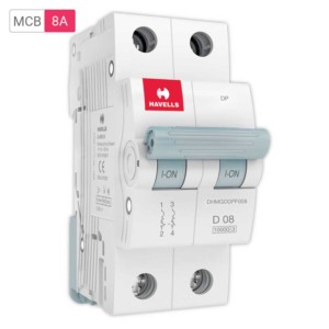 Havells D Series 8A DP MCB