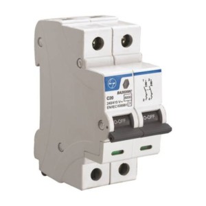 Larsen & Toubro MCB 63A C Curve Double Pole
