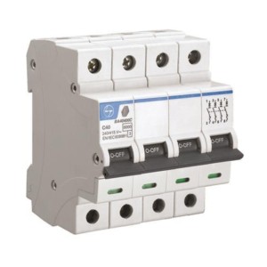 Larsen & Toubro MCB 40A C Curve Four Pole