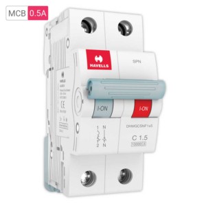 Havells C Series 0.5 A SPN MCB