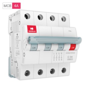 Havells C Series 4 A TPN MCB