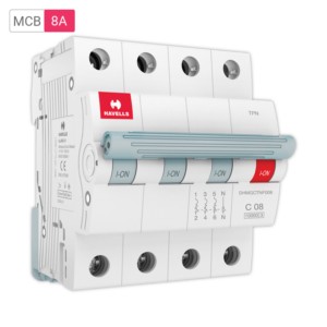 Havells C Series 8A TPN MCB