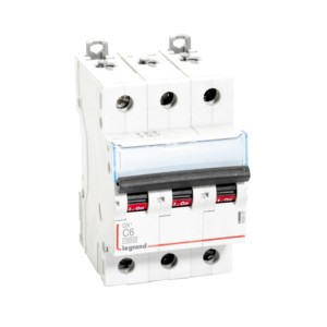 Legrand DX3 MCBs 6A C Curve Triple Pole 415V