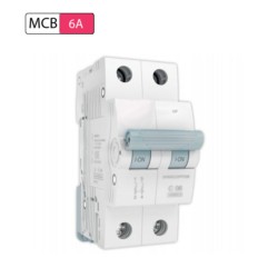 Larsen & Toubro MCB 6A C Curve Double Pole