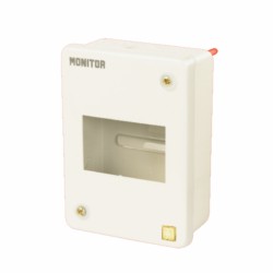 Monitor 4way TPN MCB Single Door Distribution Board