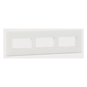 Legrand Mylinc 9 module plate white with frame