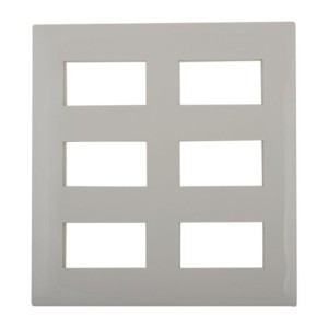 Legrand Mylinc 18 module plate white with frame