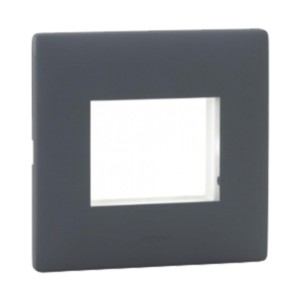 Legrand Mylinc Matt grey plate 2 module