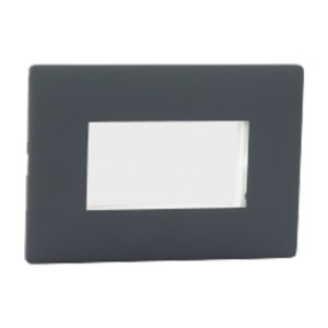 Legrand Mylinc Matt grey plate 3 module