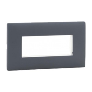 Legrand Mylinc Matt grey plate 4 module
