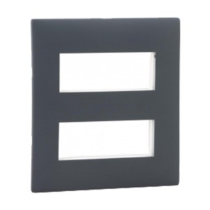 Legrand Mylinc Matt grey plate 4x2 module