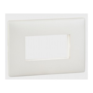 Legrand Mylinc Pearl white plate 3 module