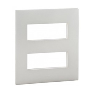 Legrand Mylinc Pearl white plate 4x2 module