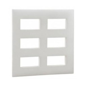 Legrand Mylinc Pearl white plate 18 module
