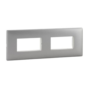 Legrand Mylinc Silver alu plate 6 module
