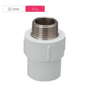 Finolex ASTM MTA Brass Insert 32mm 1.25inch SCH80
