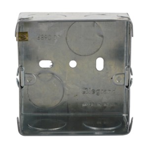 Legrand Mylinc Metal Flush box 1/2 modules