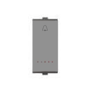 Goldmedal Nixon Bell Push Switch with LED Indicator Metallic