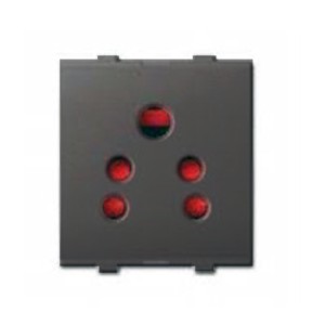 Goldmedal Nixon 6A Universal Socket 2M Metallic