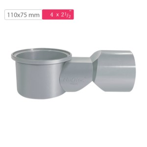 Finolex SWR Selfit Nahani Trap 110x75mm 4x2.5inch W/O Jali Single Piece