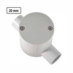 Ocean 20mm Deep Junction Box 2 way 
