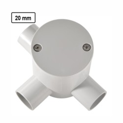 Ocean 20mm Deep Junction Box 3 way
