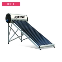 Hykon Freedom100 Powder coated Outer Tank, Weldless SS 304L Inner tank, 58x2100 Evacuated 8 Glass Tubes 300PM Economy Solar Water Heater