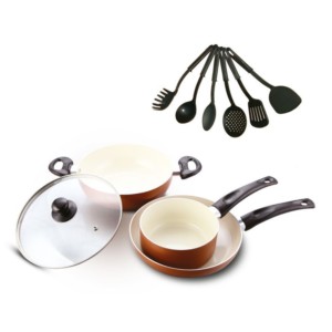 Impex Pearl KSF464 Kadai Pan , Sauce Pan & Fry Pan