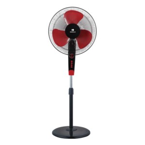 Havells Augusta 400mm Black Red Pedestal Fan