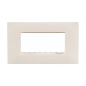 Legrand Lyncus Classic white plate + frame 4 M White