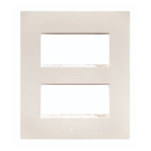 Legrand Lyncus Classic white plate + frame 2x4 M White