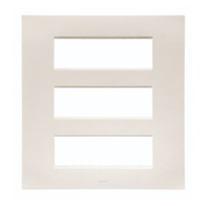 Legrand Lyncus Classic white plate + frame 18 M White