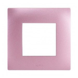 Legrand Lyncus Alu sun set plate + frame 2 M White