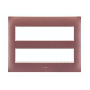 Legrand Lyncus Alu sun set plate + frame 16 M White