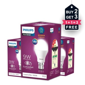Philips LED Ace Saver 9W - Buy 2 Get 3