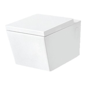 Somany Plush 363x558x370mm Wall Hung Water Closet With UF Seat Cover