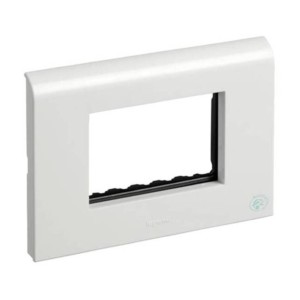 Legrand Myrius 6 module white plate with frame