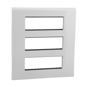 Legrand Myrius 18 module white plate with frame