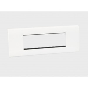 Legrand Myrius 6 module new white plate with frame