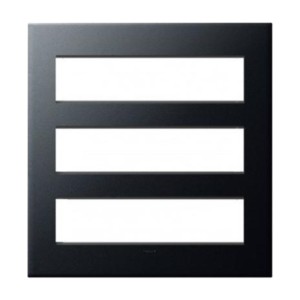 Legrand Myrius 18 module new black plate with frame