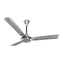 Orient Quasar Ornamental Shine 1200mm Silver Blue Ceiling Fan