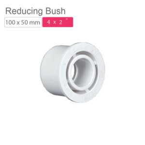 Supreme AquaGold uPVC Reducing Bush 100x50mm SCH 80 Off White