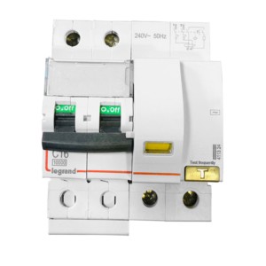Legrand DX3 RCBO 16A 30mA Double Pole 240V , AC Type