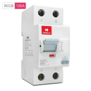Havells Higher Rating DP RCCB 100A 30mA