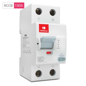 Havells Higher Rating DP RCCB 100A 100mA