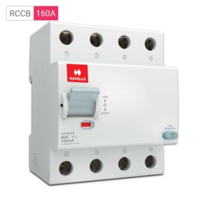Havells Higher Rating FP RCCB 80A 100mA