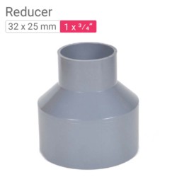 Star PVC Reducer 32x25mm 1x.75inch